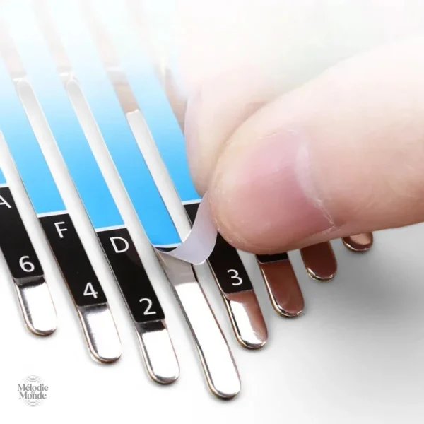 Stickers apprentissage Kalimba 17 notes