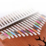 Kalimba stickers pour faciliter l'apprentissage musical