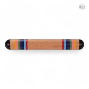 Accessoire musical en bois, bâton de pluie vibrant