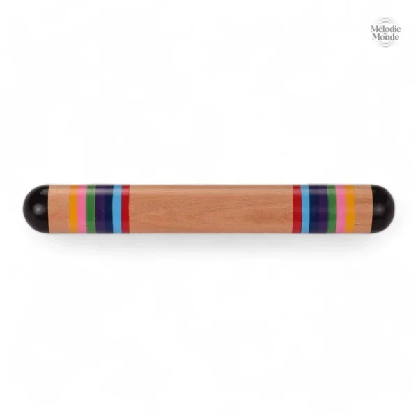 Accessoire musical en bois, bâton de pluie vibrant