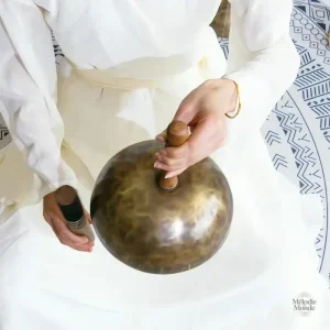 Bol chantant en métal pour relaxation et bien-être