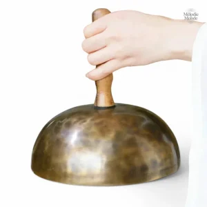 Accessoire de méditation : bol tibétain avec poignée