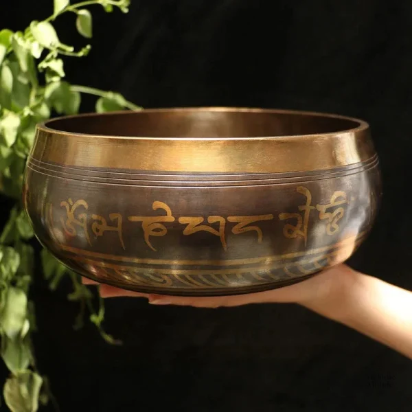 Bol tibétain traditionnel, idéal pour la méditation