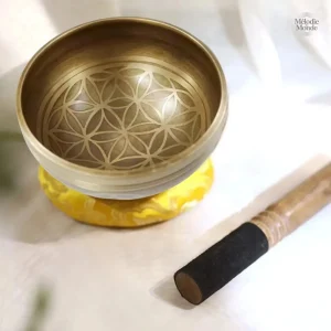 Bol tibétain avec motif Fleur de Vie