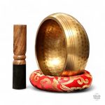 Bol chantant pour la grossesse en métal tibétain