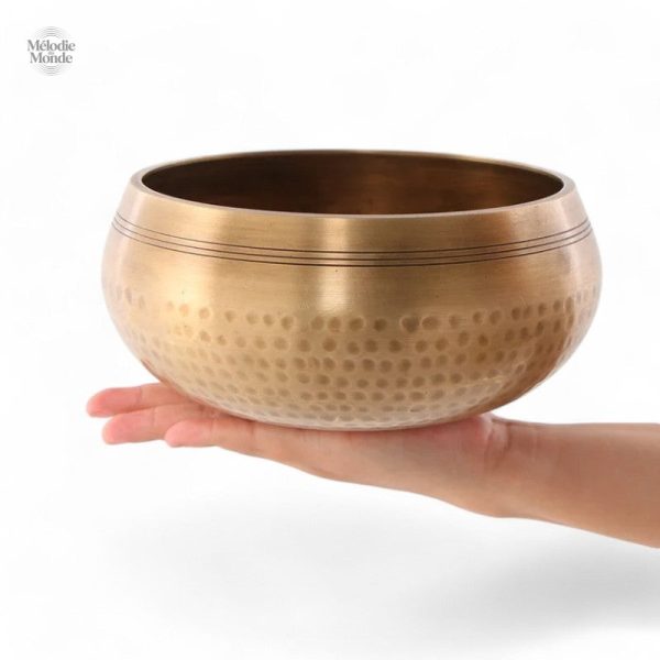 Bol tibétain artisanal, son apaisant et harmonieux