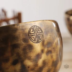 Bol tibétain avec design de lune pleine