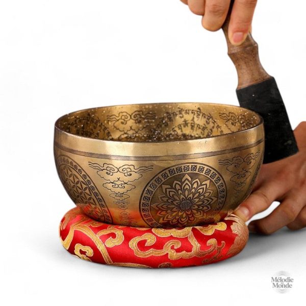 Bol tibétain pour méditation et relaxation