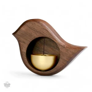 Carillon en bois japonais, design artisanal