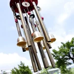 Carillon en cuivre poli, ajout décoratif pour la maison