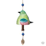 Carillon musical avec design d'oiseau stylisé