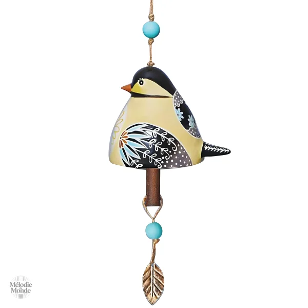 Objet décoratif de jardin, carillon en cloche