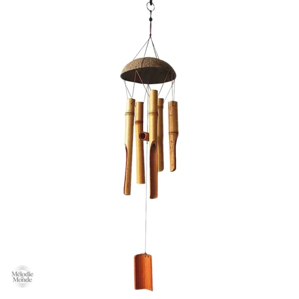 carillon-exterieur-bambou-1 Carillon extérieur en bambou, design naturel et apaisant