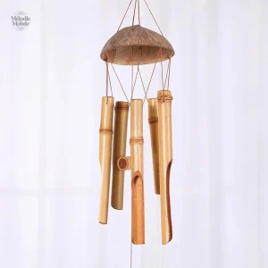 Carillon de jardin en bambou, ajout décoratif zen