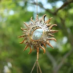 Carillon astral aux sonorités apaisantes pour jardin