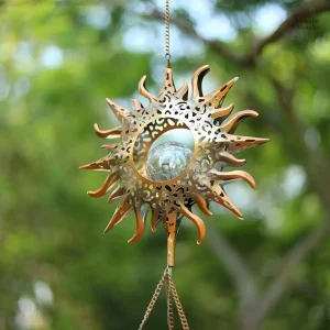 Carillon astral aux sonorités apaisantes pour jardin
