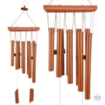 Carillon à vent en bambou pour une ambiance sereine