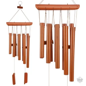 Carillon à vent en bambou pour une ambiance sereine