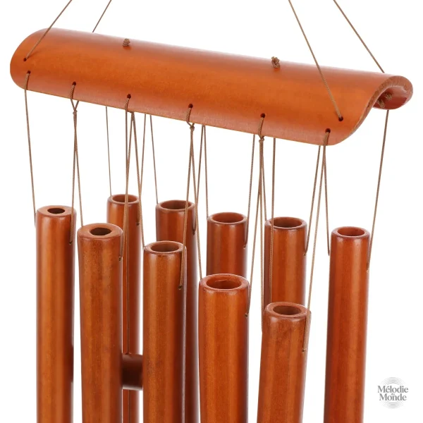 Carillon en bambou, son apaisant pour extérieur