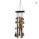 Carillon Bois et Bronze élégant