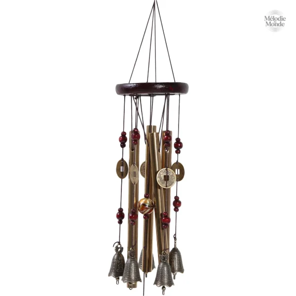 carillon-vent-bois-bronze-1 Carillon Bois et Bronze élégant