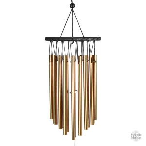 Décoration extérieure avec carillon à vent artisanal