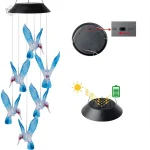 Carillon solaire avec éclairage intégré