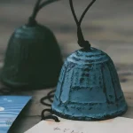 Cloche à vent en métal, accessoire zen pour jardin