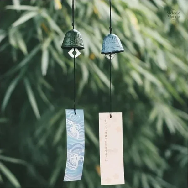 Cloche à vent, élément décoratif pour la tranquillité