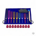 Set de diapasons chromatiques en aluminium coloré