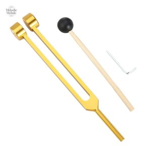 Diapason 128 Hz en aluminium coloré pour relaxation