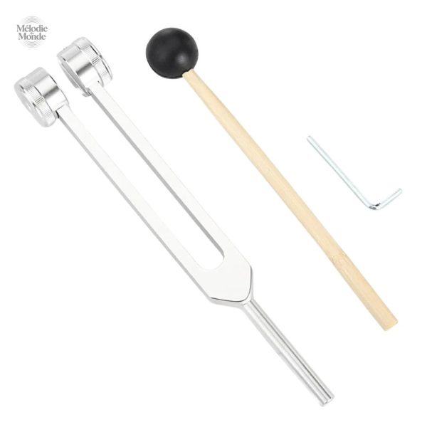 Aluminium coloré, diapason 128 Hz pour détente