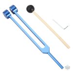 Outil de relaxation, diapason 128 Hz en aluminium