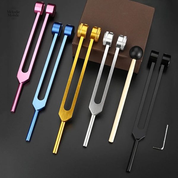 Diapason coloré pour séances de relaxation