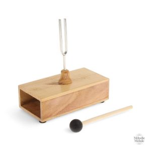 Diapason 440 Hz avec boîte de résonance en bois