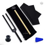 Diapason vibratoire 432 Hz en aluminium coloré