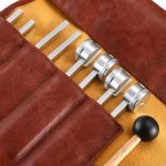 Diapasons de thérapie sonore avec étui cuir