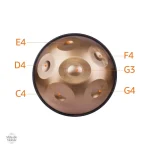 Sonorité riche, handpan 6 notes, expérience unique