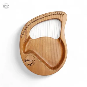 Harpe lyre mélodique 24 cordes, instrument de musique