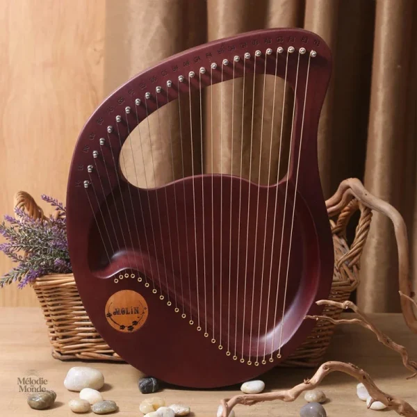 Instrument à cordes, harpe lyre compact pour tous