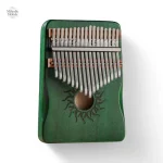 Kalimba en bois naturel, esthétique et sonore
