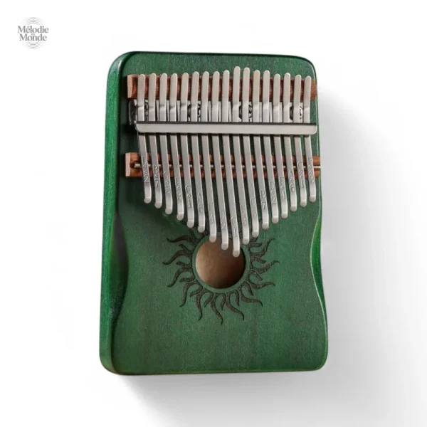 Kalimba en bois naturel, esthétique et sonore