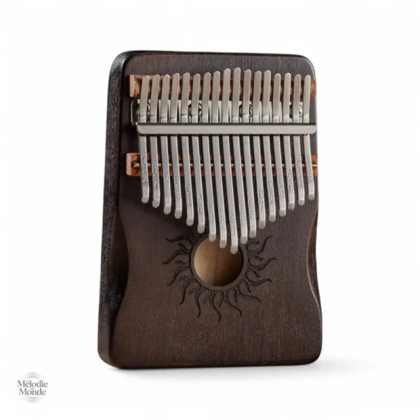 Kalimba 17 lames, instrument traditionnel africain