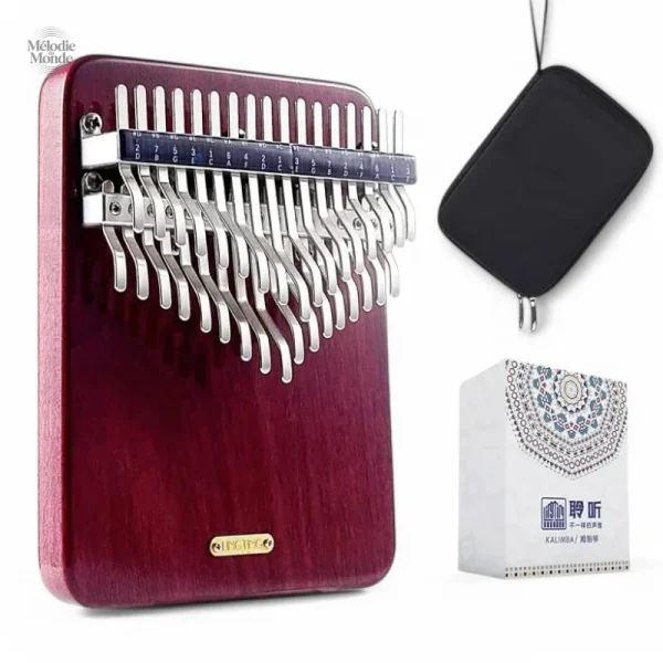 Kalimba à 34 lames, sonorité riche et mélodieuse