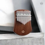 Instrument de musique Kalimba en bois de sapelli