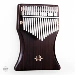 Kalimba 17 lames en bois massif, instrument de musique