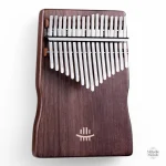 Kalimba traditionnel, 17 lames en bois naturel