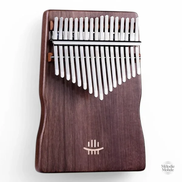 Kalimba traditionnel, 17 lames en bois naturel