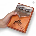 Kalimba en bois, parfait pour les cours de musique