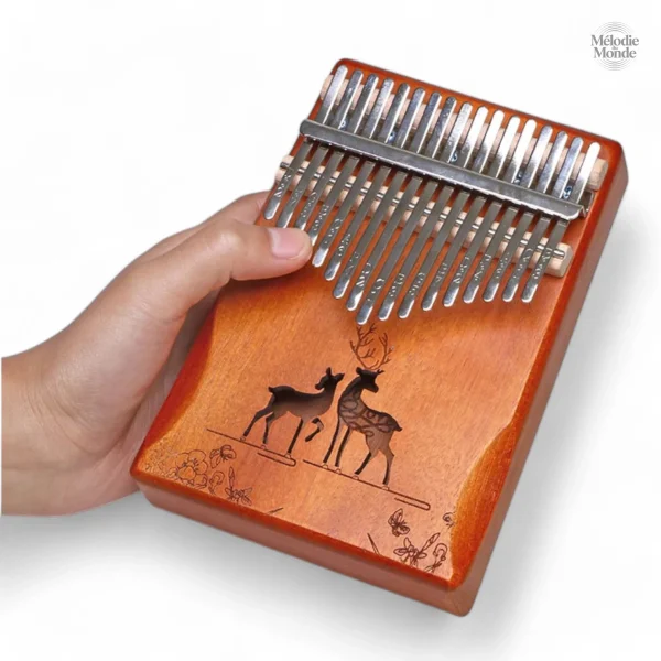 Kalimba en bois, parfait pour les cours de musique